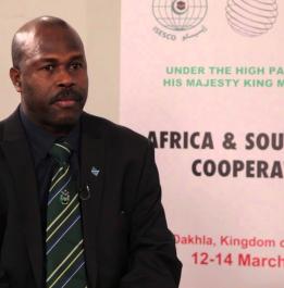 Interview de M. Douglas Ete - Forum Crans Montana à Dakhla