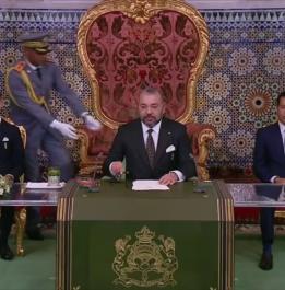 خطاب صاحب الجلالة نصره الله بمناسبة الذكرى الثانية والأربعين للمسيرة الخضراء